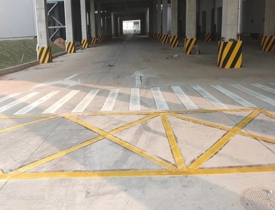 芜湖芜湖厂区道路标线施工